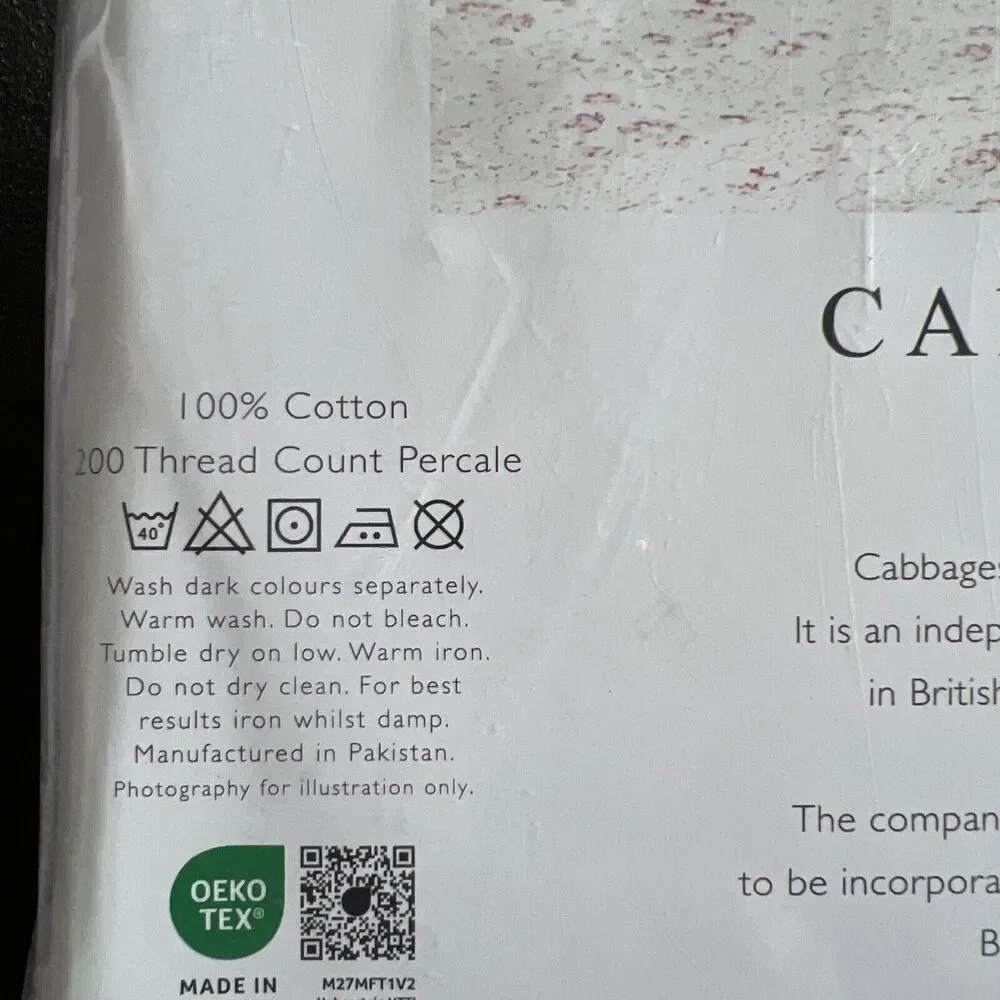 Cabbages & Roses King 4pc Sheet Set Pink White Floral New Penny Raspberry NEW
